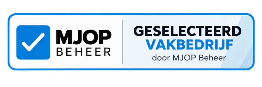 Keurmerk Geselecteerd Vakbedrijf door MJOP Beheer